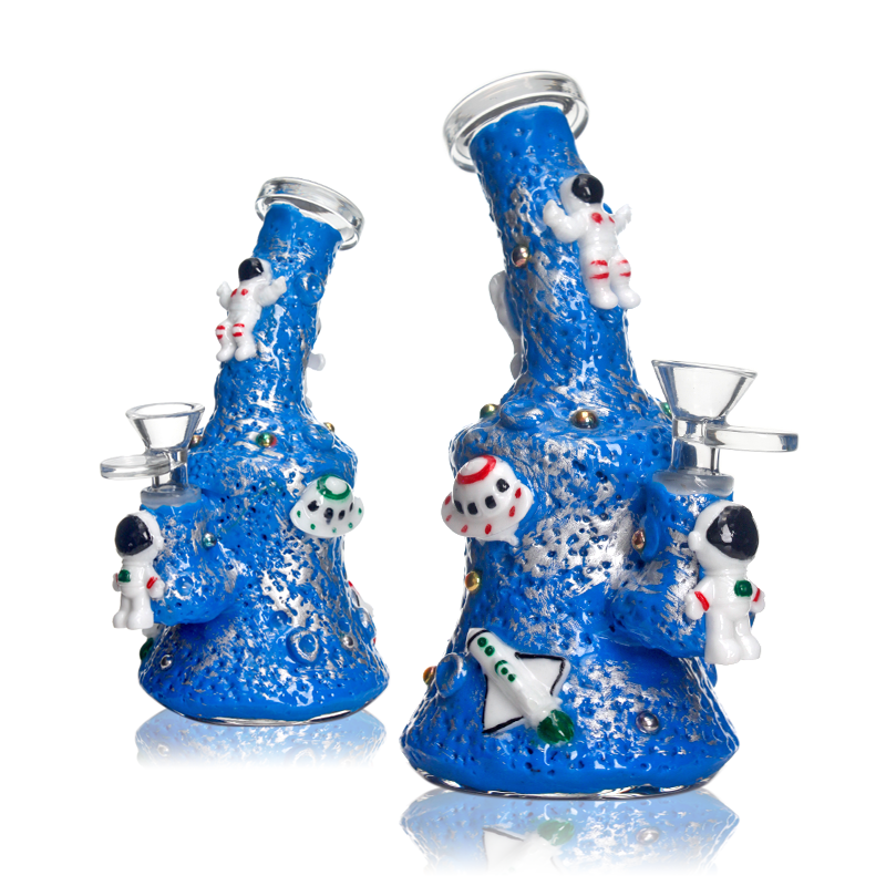 3D LUNAR SHUTTLE GLASS WATERPIPE 19CM/310G