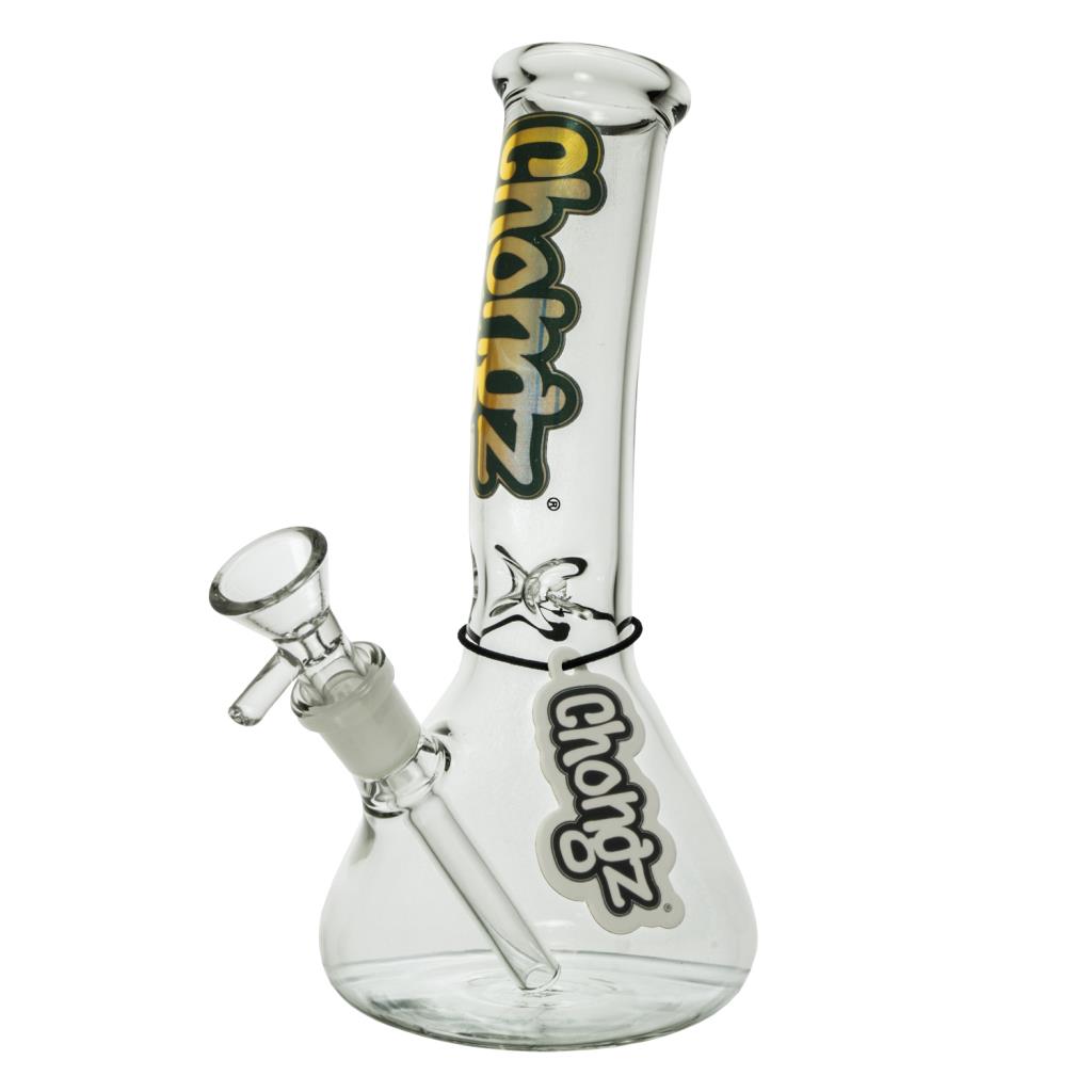 CHONGZ 22CM "LEAN DEAN" CLEAR LEAN BACK WATERPIPE