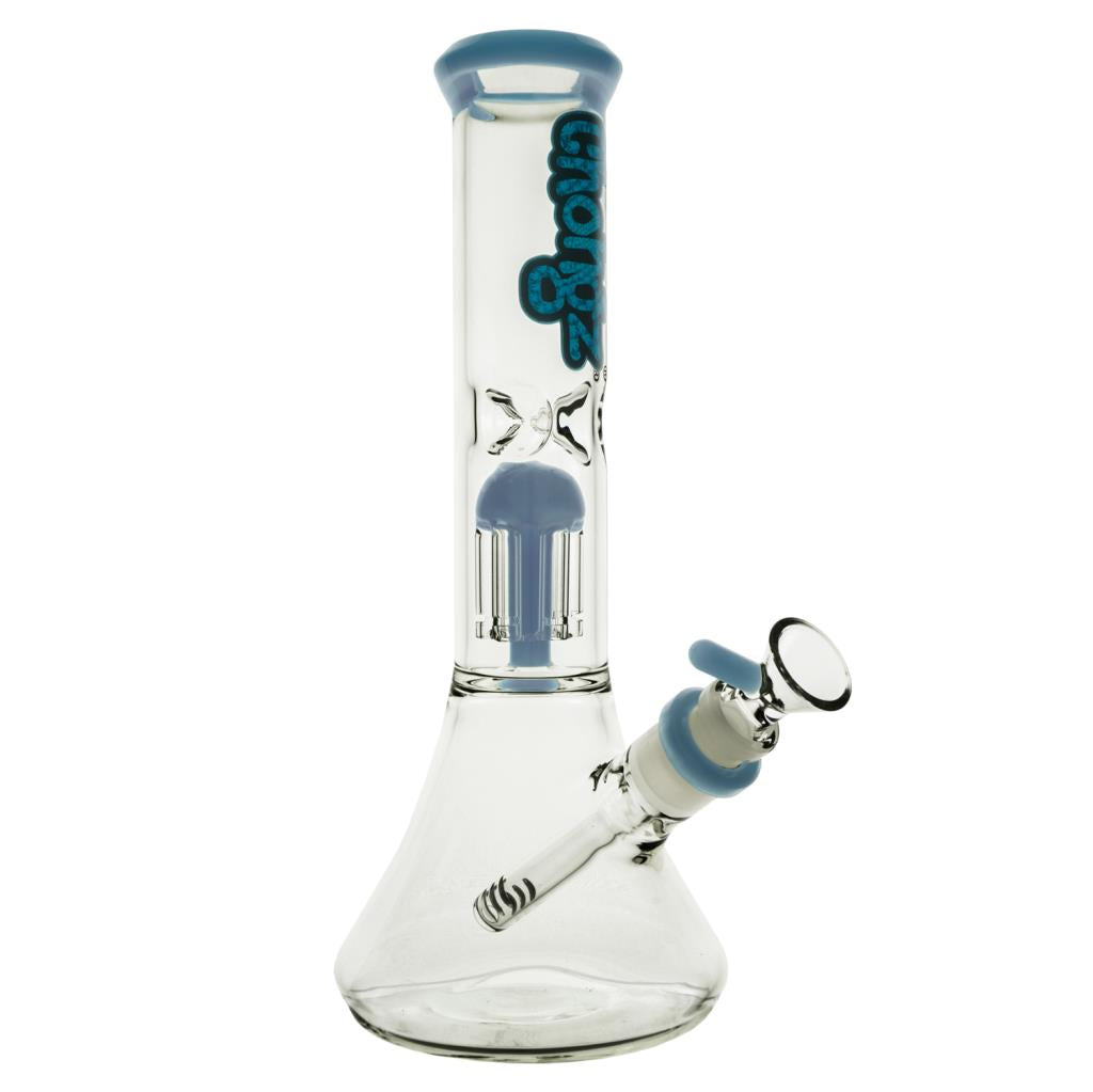 CHONGZ GLASS "DESIRE PATH" 4MM 27.5CM MILK BLUE WATERPIPE