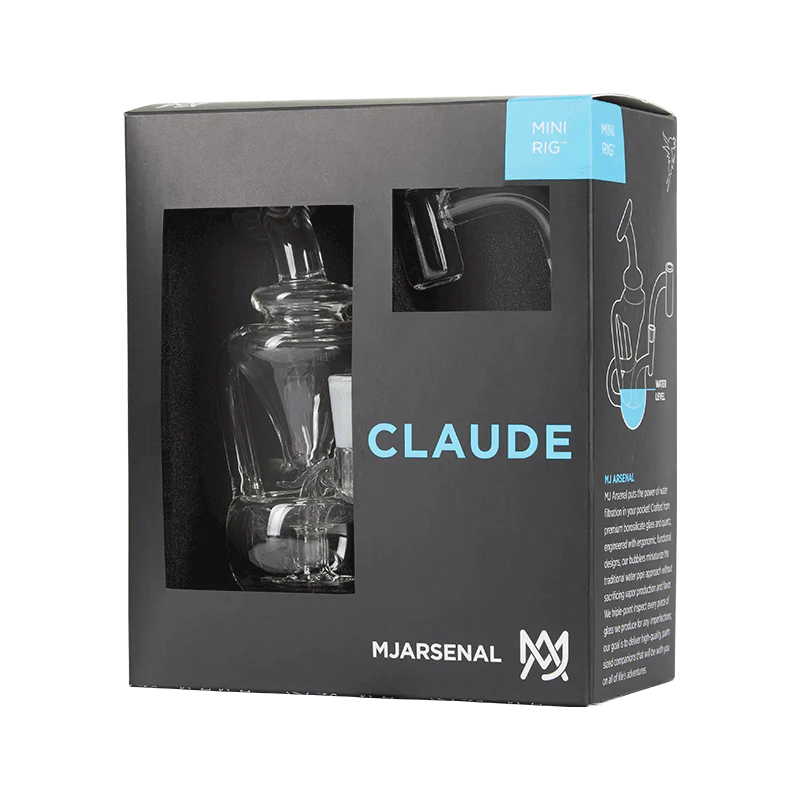 CLAUDE MINI DAB RIG - CLEAR