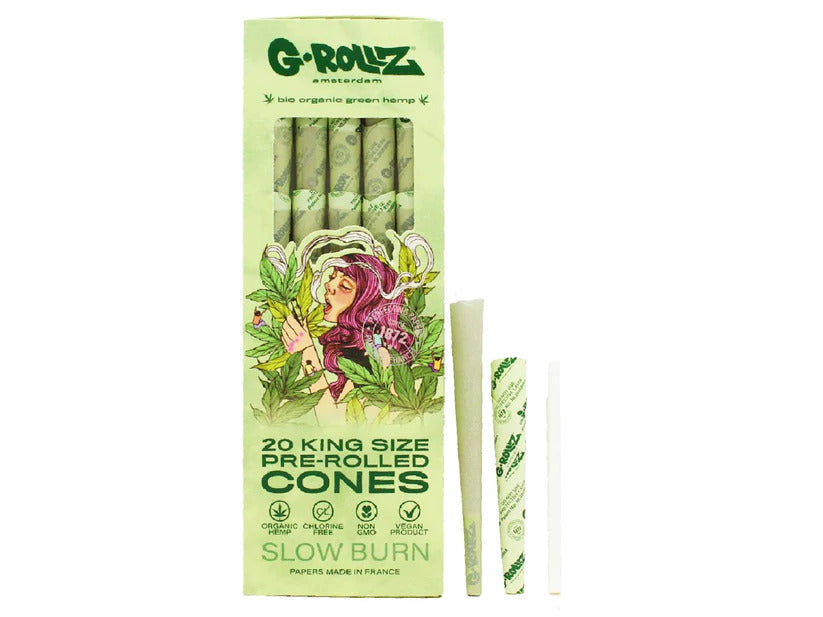 G-ROLLZ BIO ORGANIC HEMP 20PK CONES