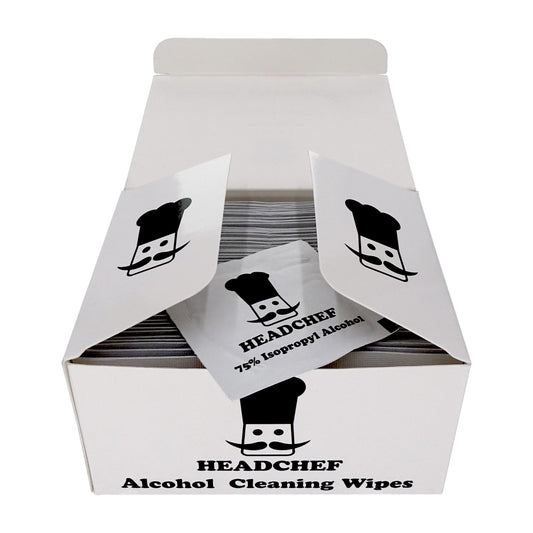 HEADCHEF ALCOHOL CLEANING WIPES