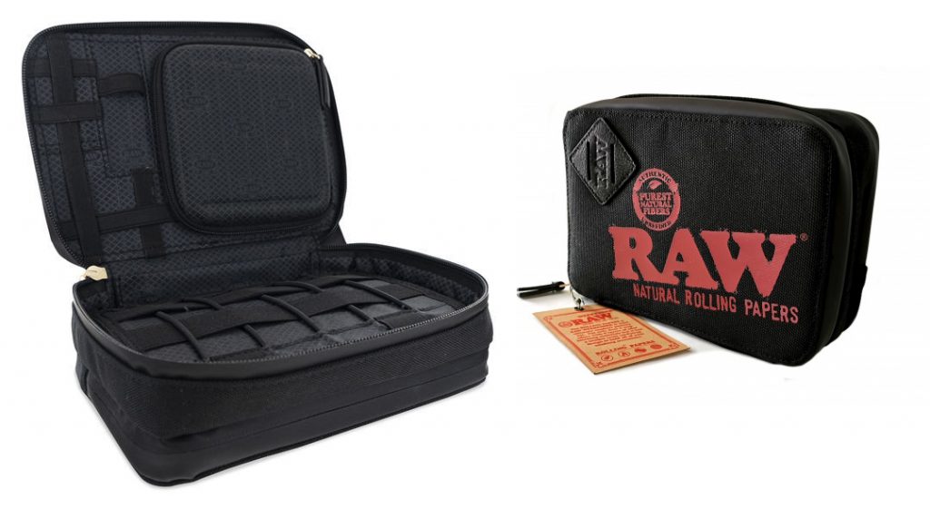 RAW BLACK SMELL PROOF WEEKEND POUCH
