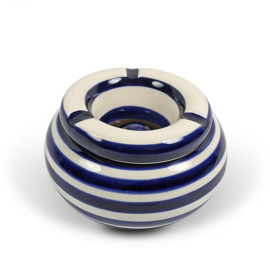 CERAMIC DUO STRIPES ASHTRAY - SeedySide