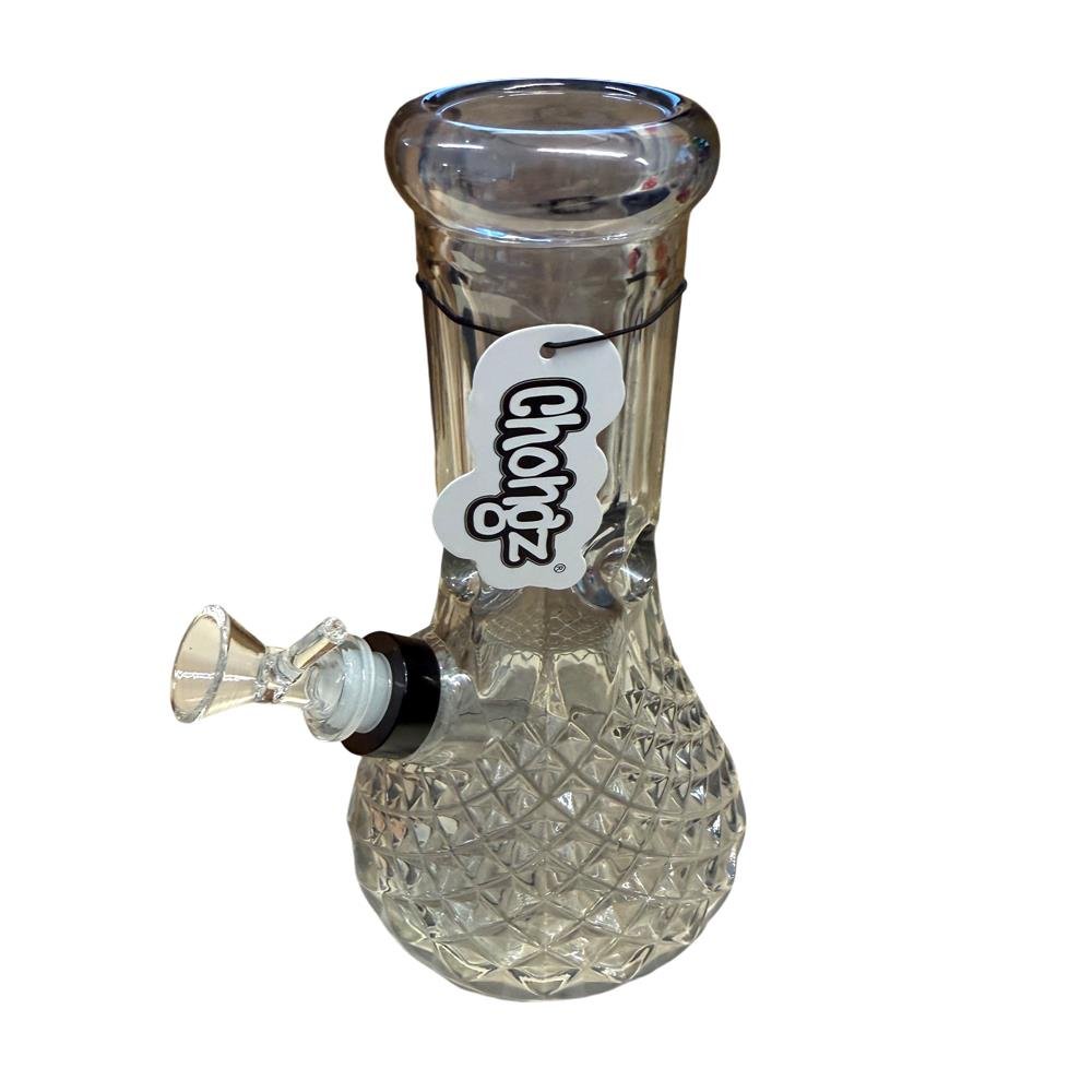 CHONGZ 20CM "MARTY" SMOKED CUT GLASS WATERPIPE - SeedySide
