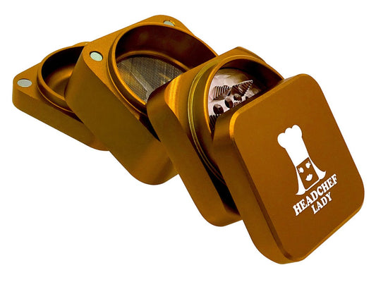 HEADCHEF LADY CUBE 55MM 4 PT GRINDER - SeedySide