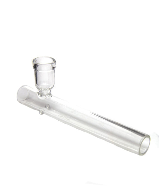 10CM U SHAPED BOWL GLASS SHOTGUN PIPE