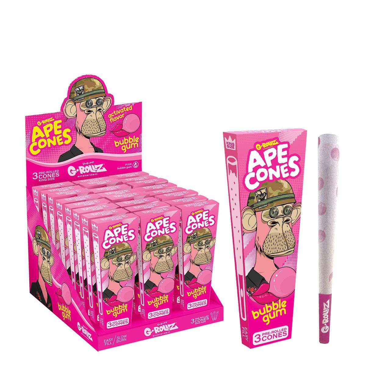 G-ROLLZ - POP ACTIVATED APE CONES