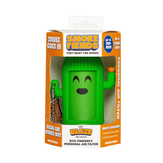 Smoke Fiends Blaze Cactus Glass Pipe