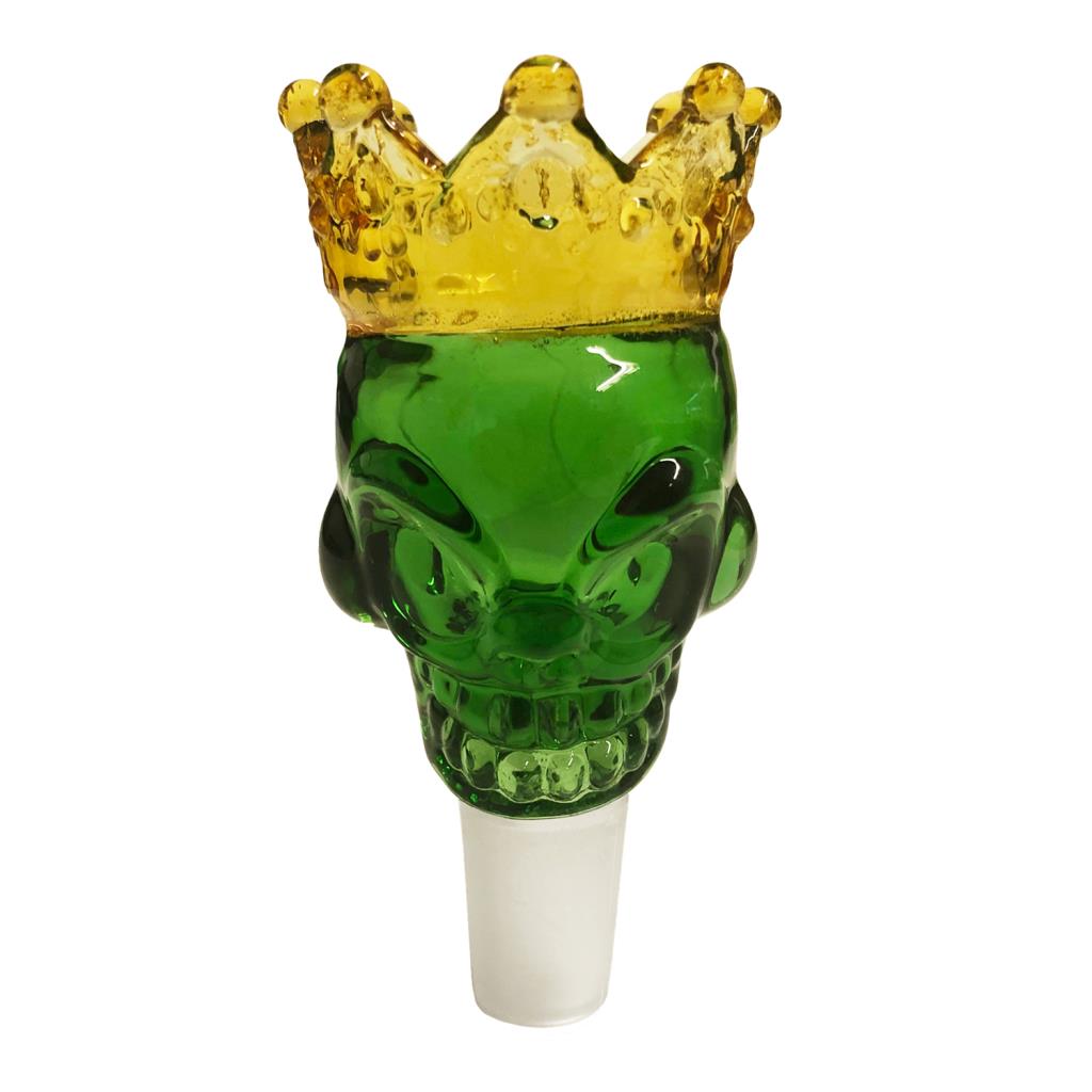 JAXX USA "CROWN OF CREATION" GREEN GLASS CONE 18.8MM