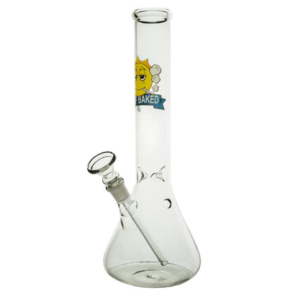 GLASS HALF BAKED BONG