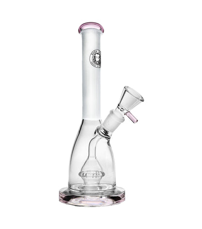 HEAVY DUTY GLASS SINGLE PERCOLATOR BONG 26.5CM 18.8MM GRIND