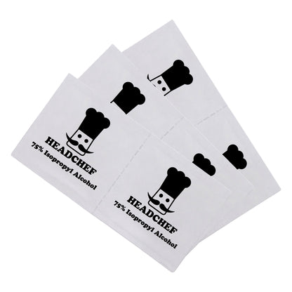 HEADCHEF ALCOHOL CLEANING WIPES