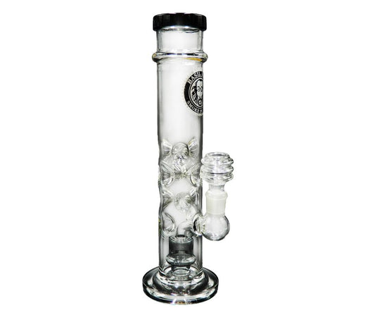 HEAVY DUTY GLASS PERCOLATOR BONG W ICE PICKS 30CM