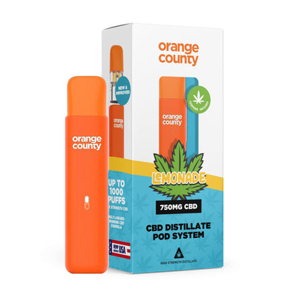 ORANGE COUNTY 1ML 750MG 75% CBD VAPE