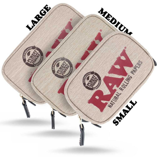 RAW SMELL PROOF SMOKER POUCH