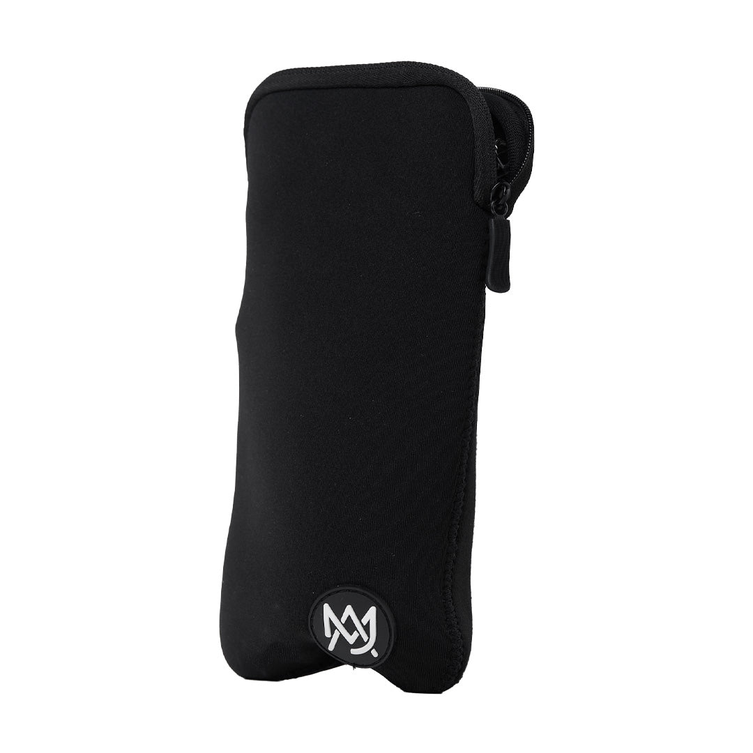 PADDED ZIPPER POUCH - BLACK