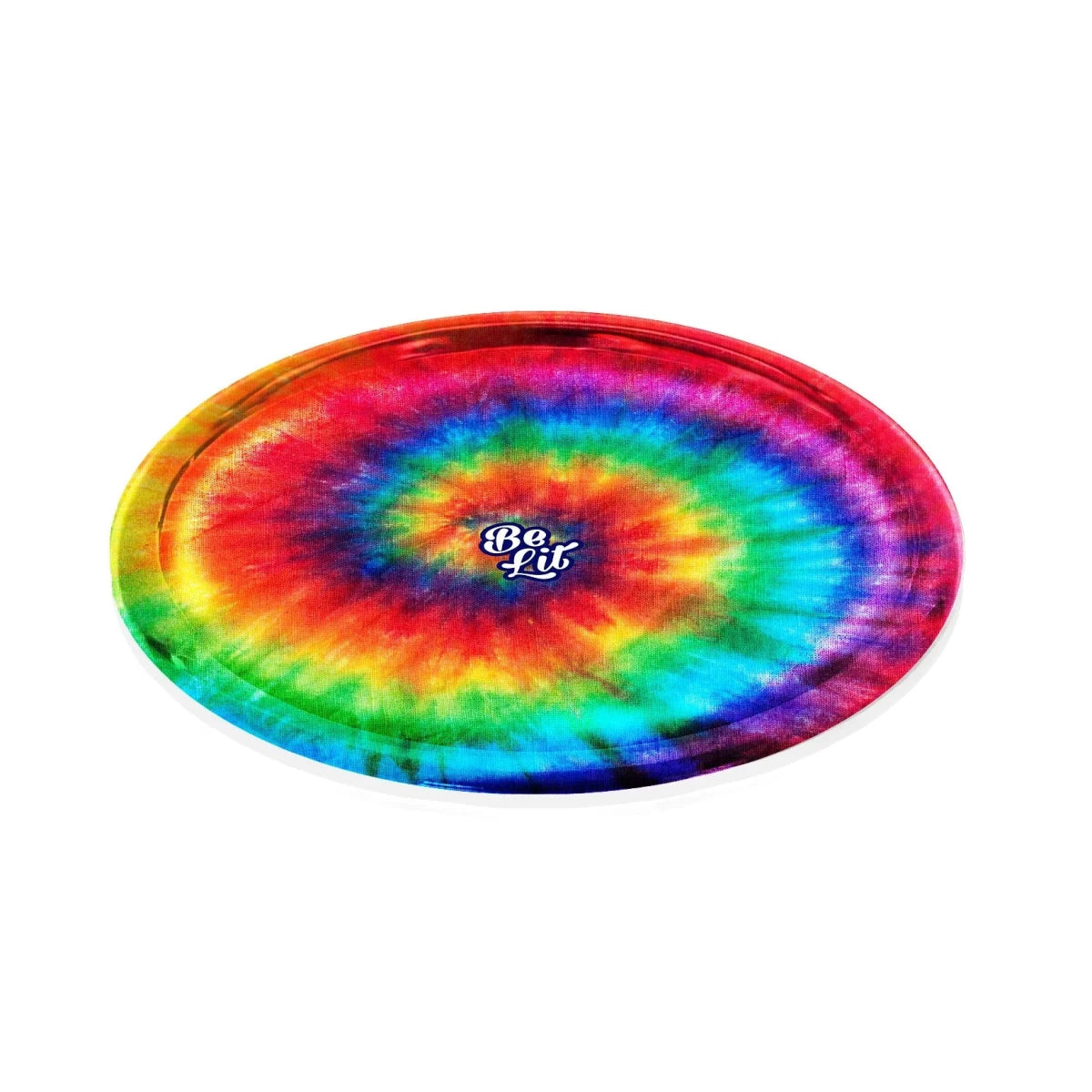 BE LIT ROUND ROLLING TRAY - TIE DYE - SeedySide