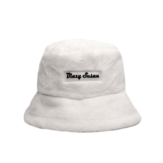 BLAZY SUSAN FUZZY HAT WHITE - SeedySide