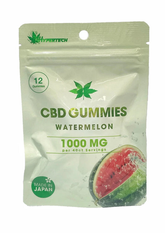 CBD GUMMIES 1000MG WATERMELON HYPERTECH - SeedySide