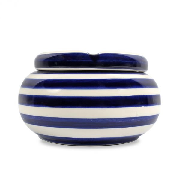 CERAMIC DUO STRIPES ASHTRAY - SeedySide