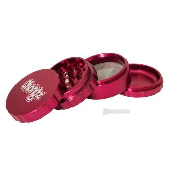 CHONGZ 63MM "RUDE BOY" RED 4PT GRINDER - SeedySide