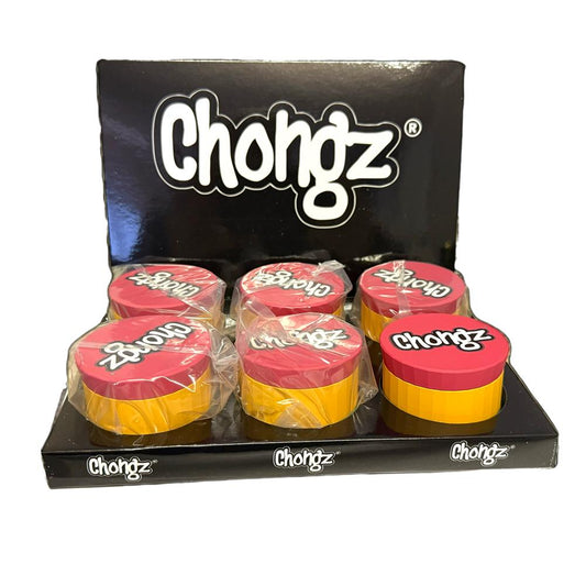CHONGZ 63MM SOFT TOUCH "LIVELY" RASTA 4 PT GRINDER - SeedySide