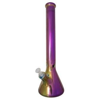 CHONGZ "BIG BIG DEAL" 9MM PURPLE/GOLD 45CM WATERPIPE - SeedySide