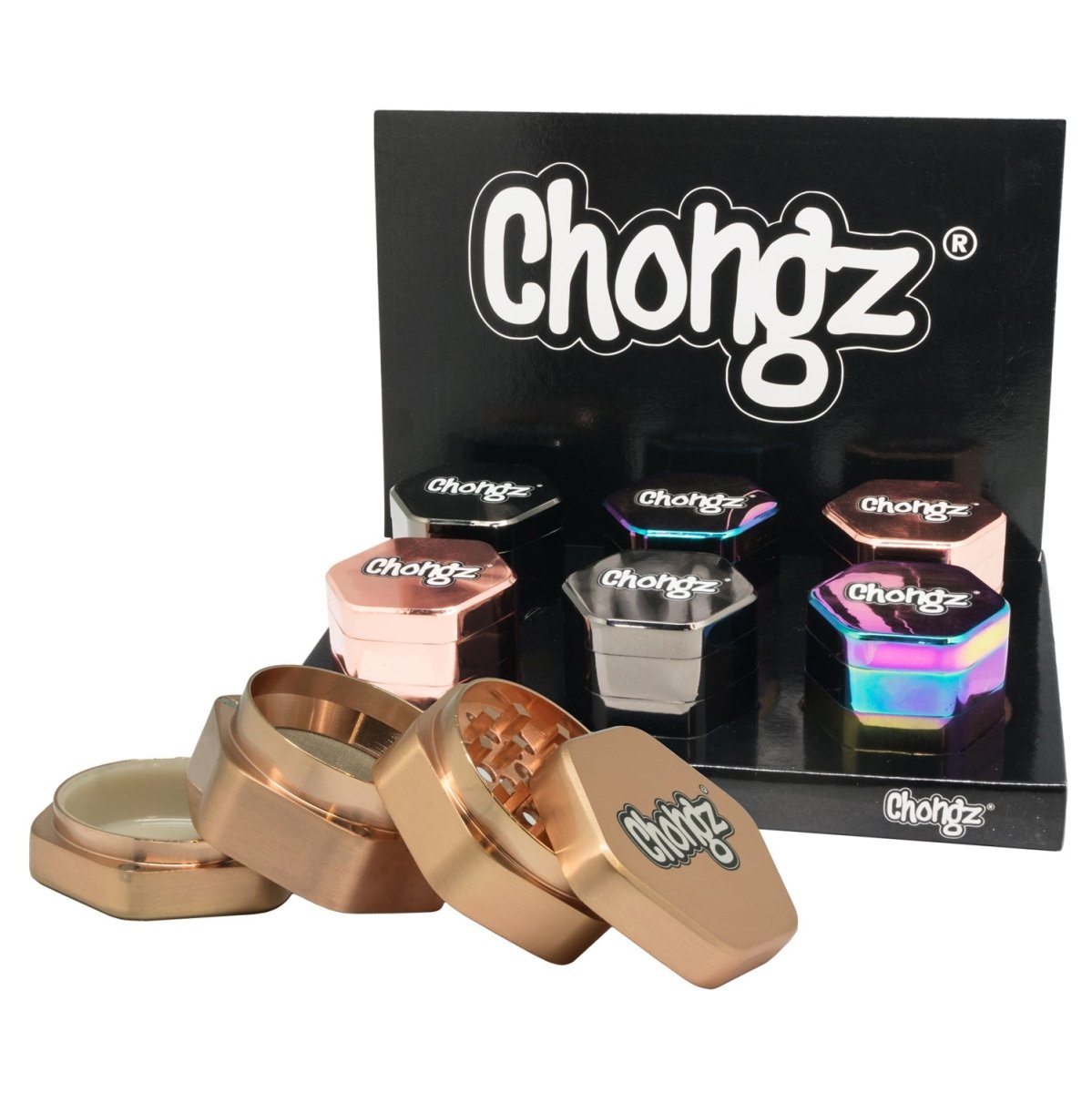 CHONGZ "HEX" 4PT 50MM GRINDER - SeedySide