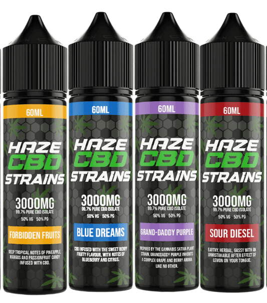 HAZE CBD STRAINS 3000MG 60ML - SeedySide