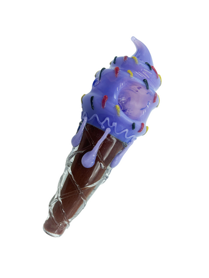 COLOURED ICE CREAM PIPE 4"