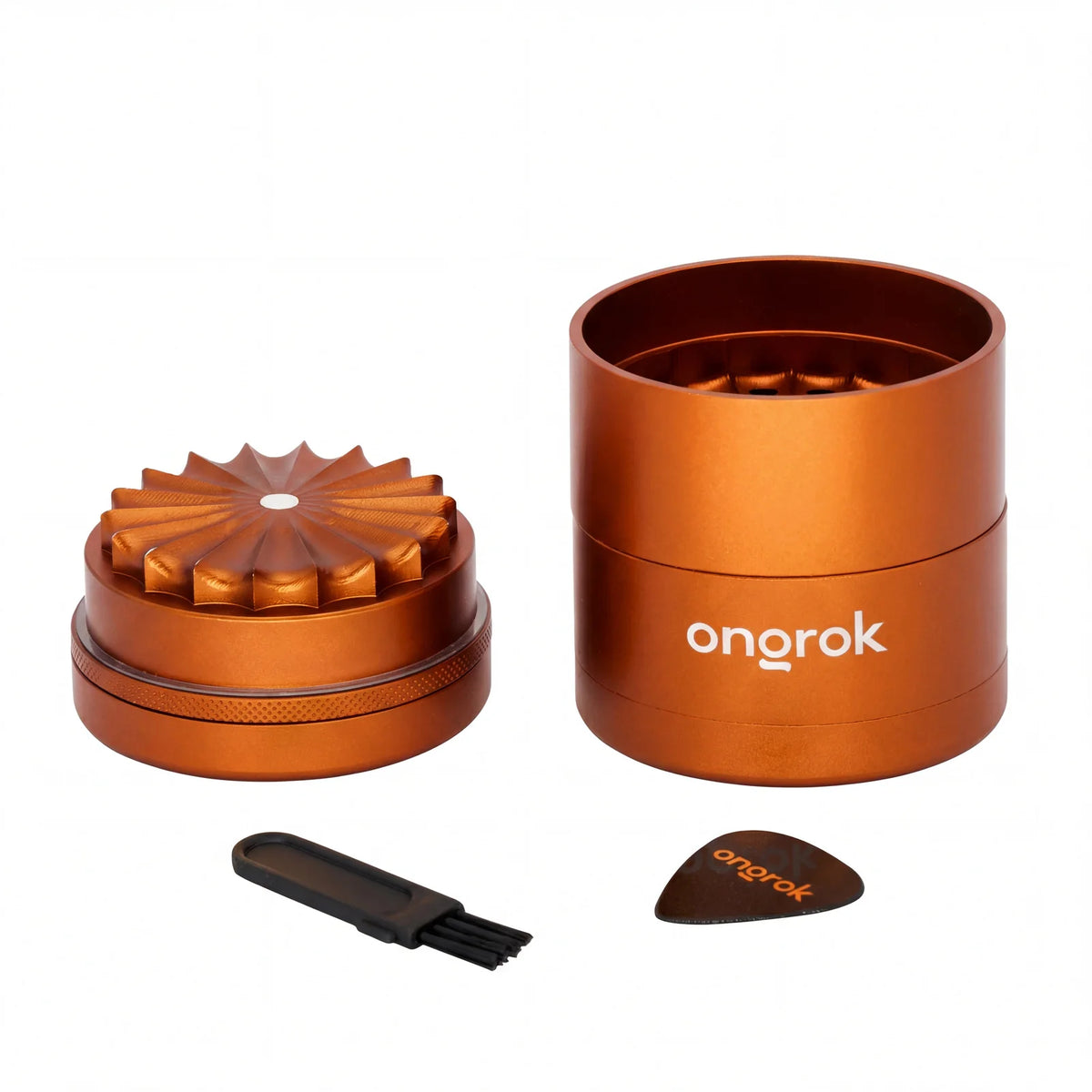 ONGROK 5-PIECE FLOWER GRINDER WITH STORAGE