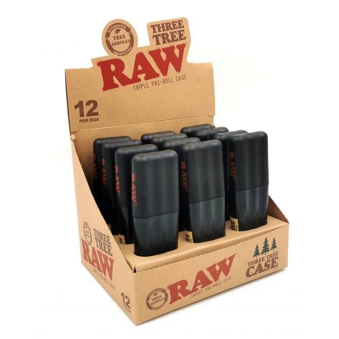 RAW THREE TREE PREROLL CONE CASE - SeedySide
