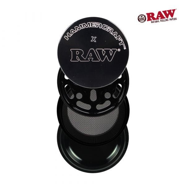 RAW X HAMMERCRAFT LARGE 61MM 4PT GRINDER - SeedySide