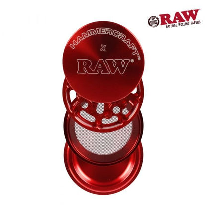 RAW X HAMMERCRAFT MEDIUM 55MM 4PT GRINDER - SeedySide